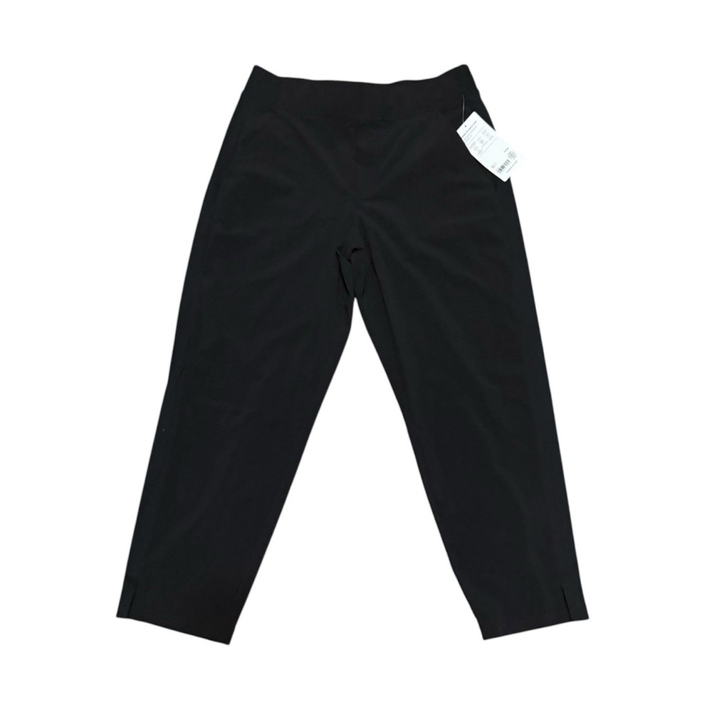Athleta size 8 Petite Brooklyn Ankle Mid Rise Pant Black #198671